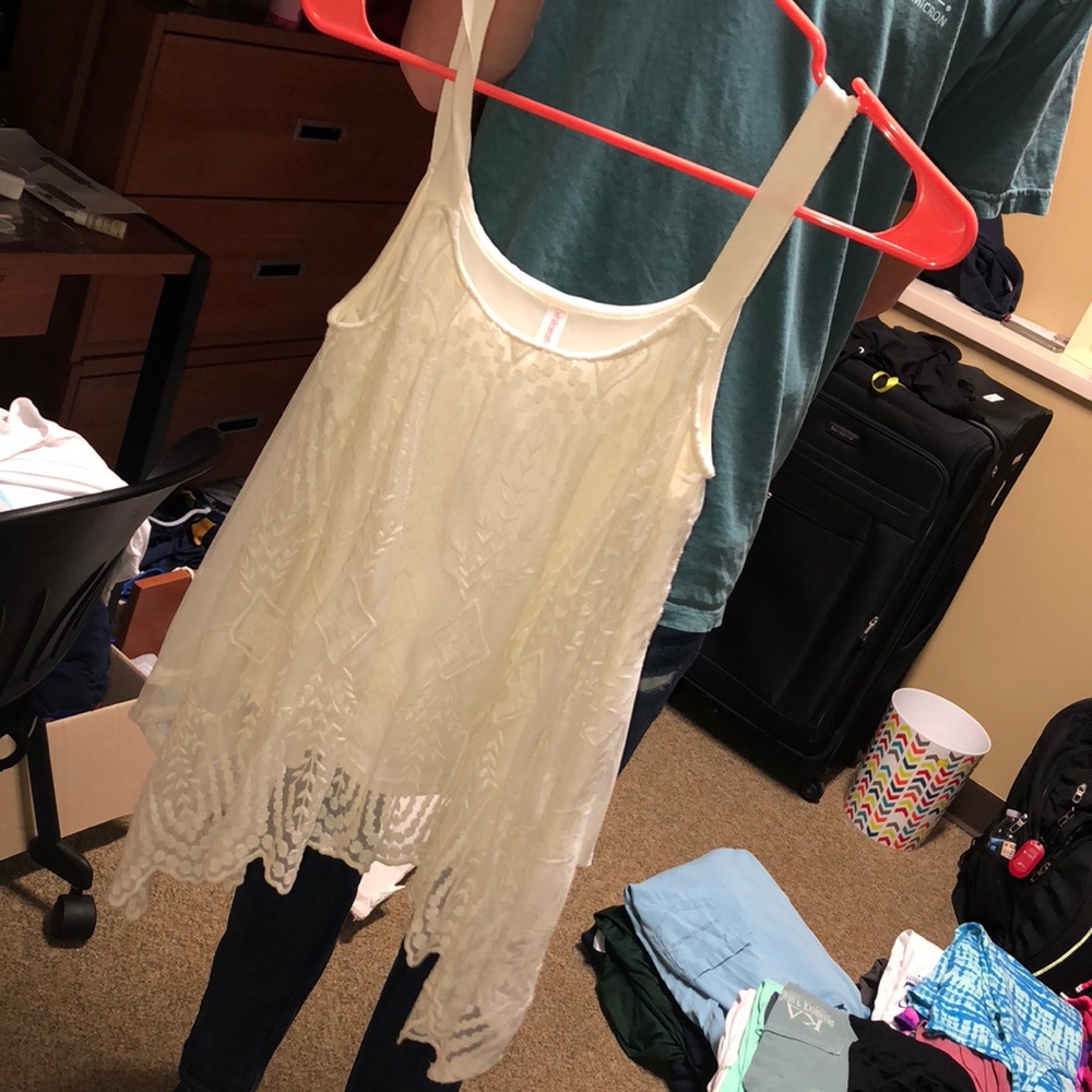 Elegant white tank